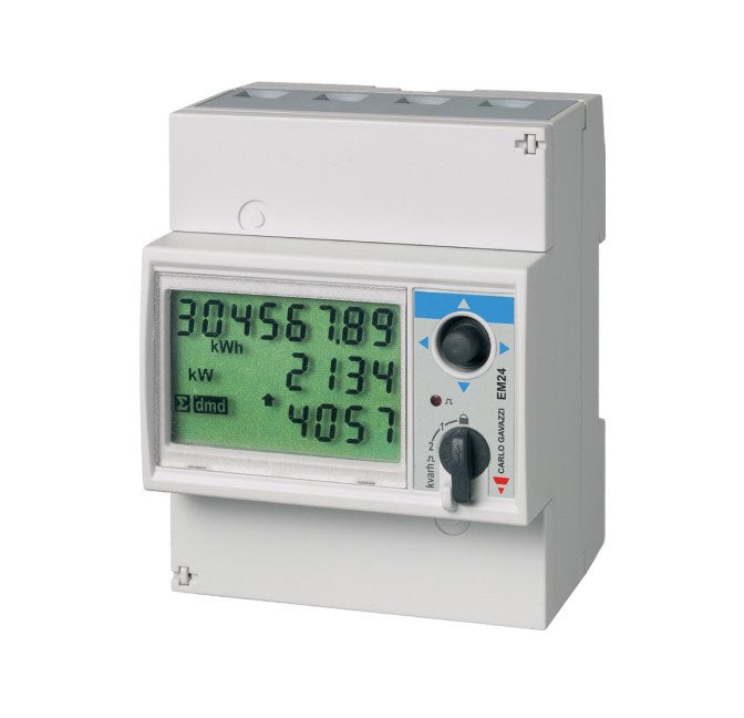 Elmätare DIN trafo 3-fas 5A WM-Bus int ant ink. produktion